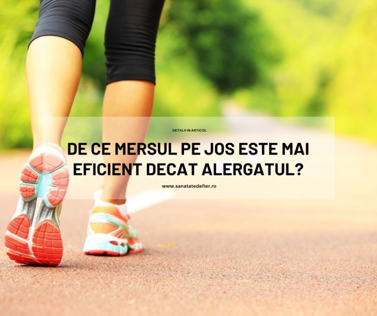 De ce mersul pe jos este mai eficient decat alergatul?