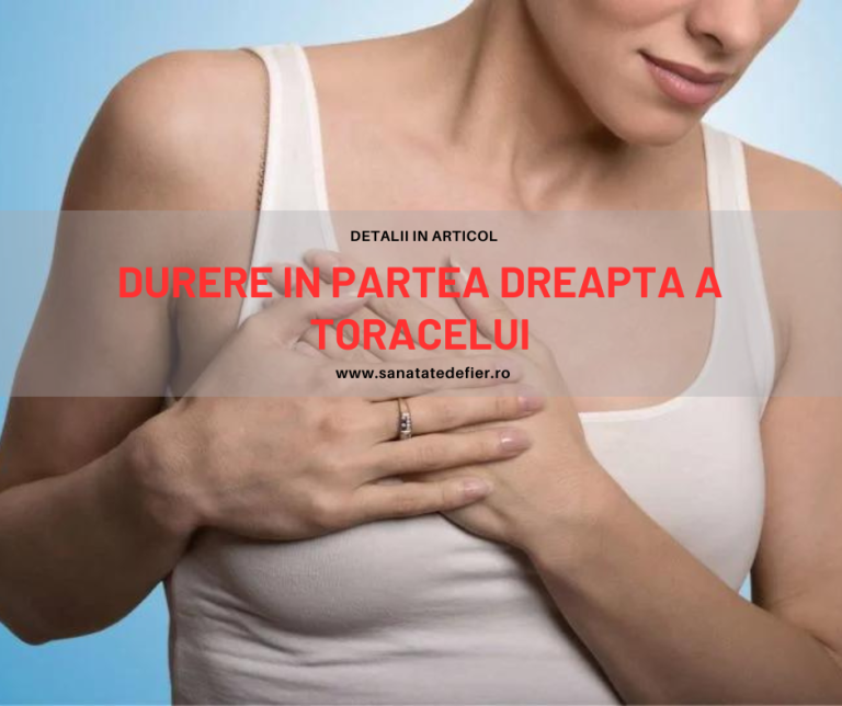 Durere in partea dreapta a toracelui – 10 cauze si cand sa mergi la doctor
